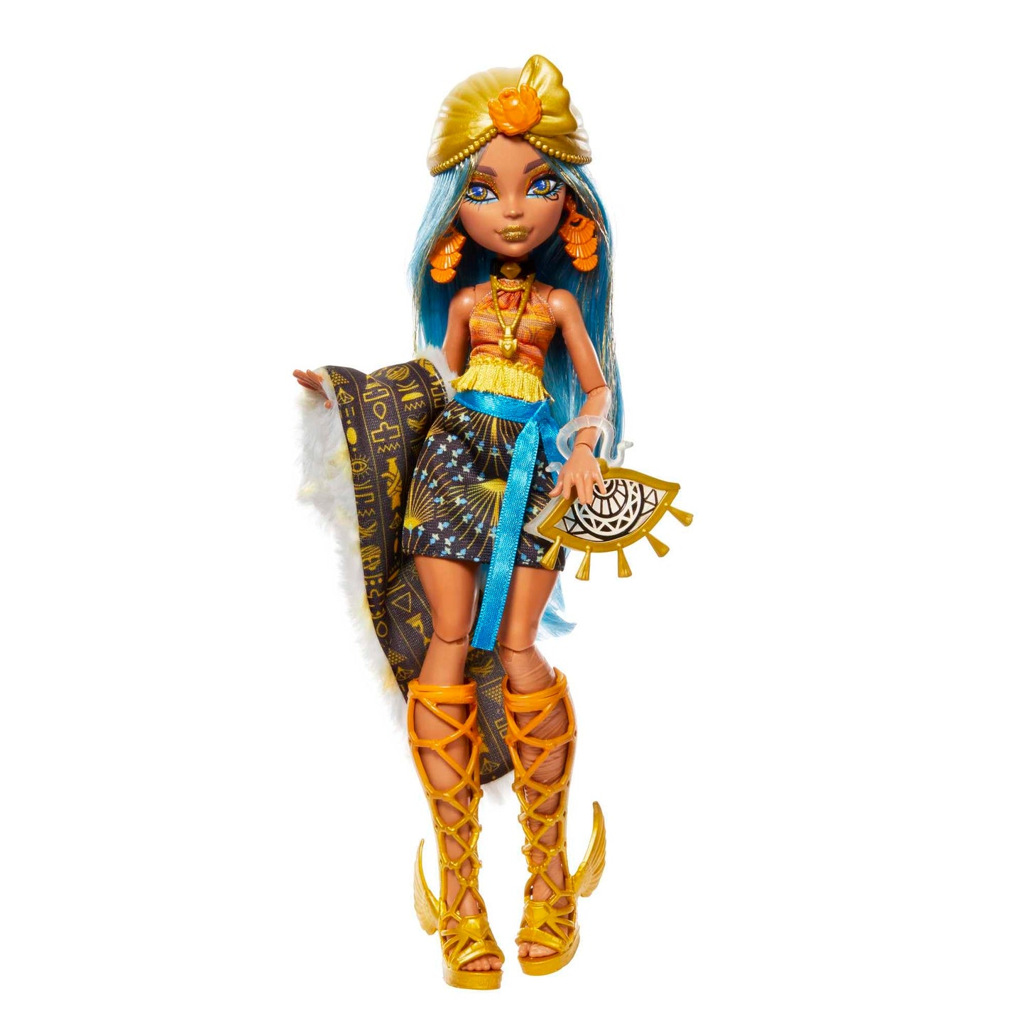 Monster High Doll and Fashion Set, Cleo De Nile, Skulltimate Secrets: Fearide...