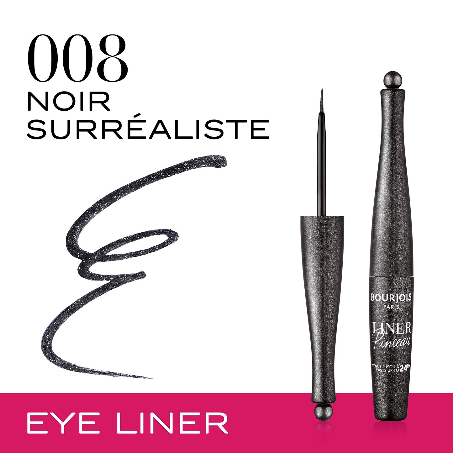 Bourjois Liner Pinceau Liquid Eyeliner - 008 Noir Surrealiste 2.5ml