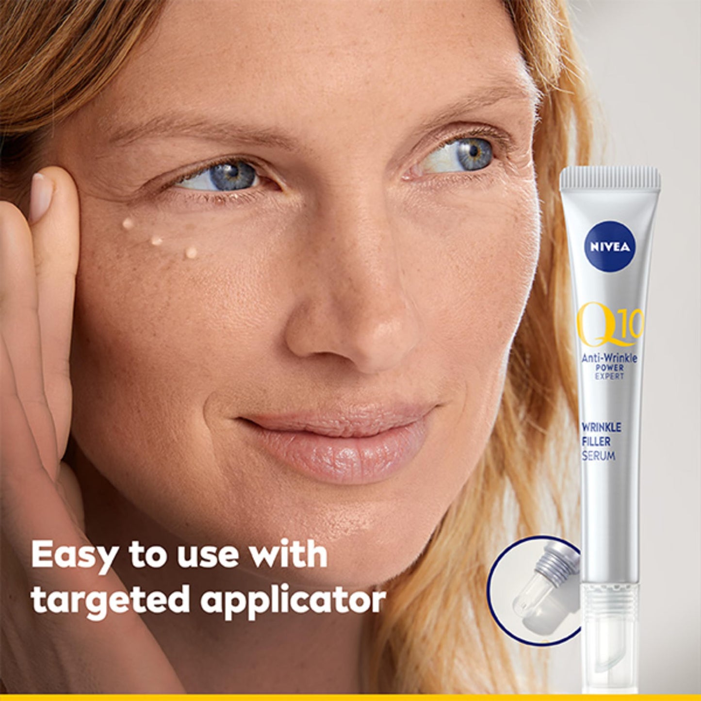 NIVEA Q10 Anti-Wrinkle Power Expert Wrinkle Filler Serum (15ml), Face Serum w...