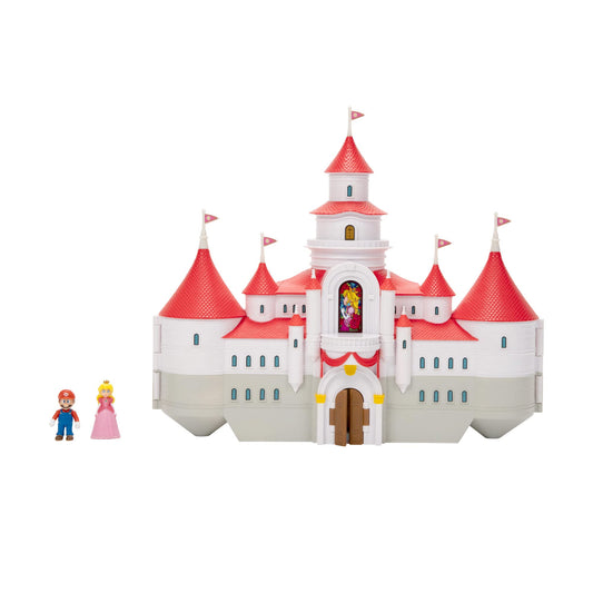 THE SUPER MARIO BROS. MOVIE � Mushroom Kingdom Castle Playset with Mini 1.25�...