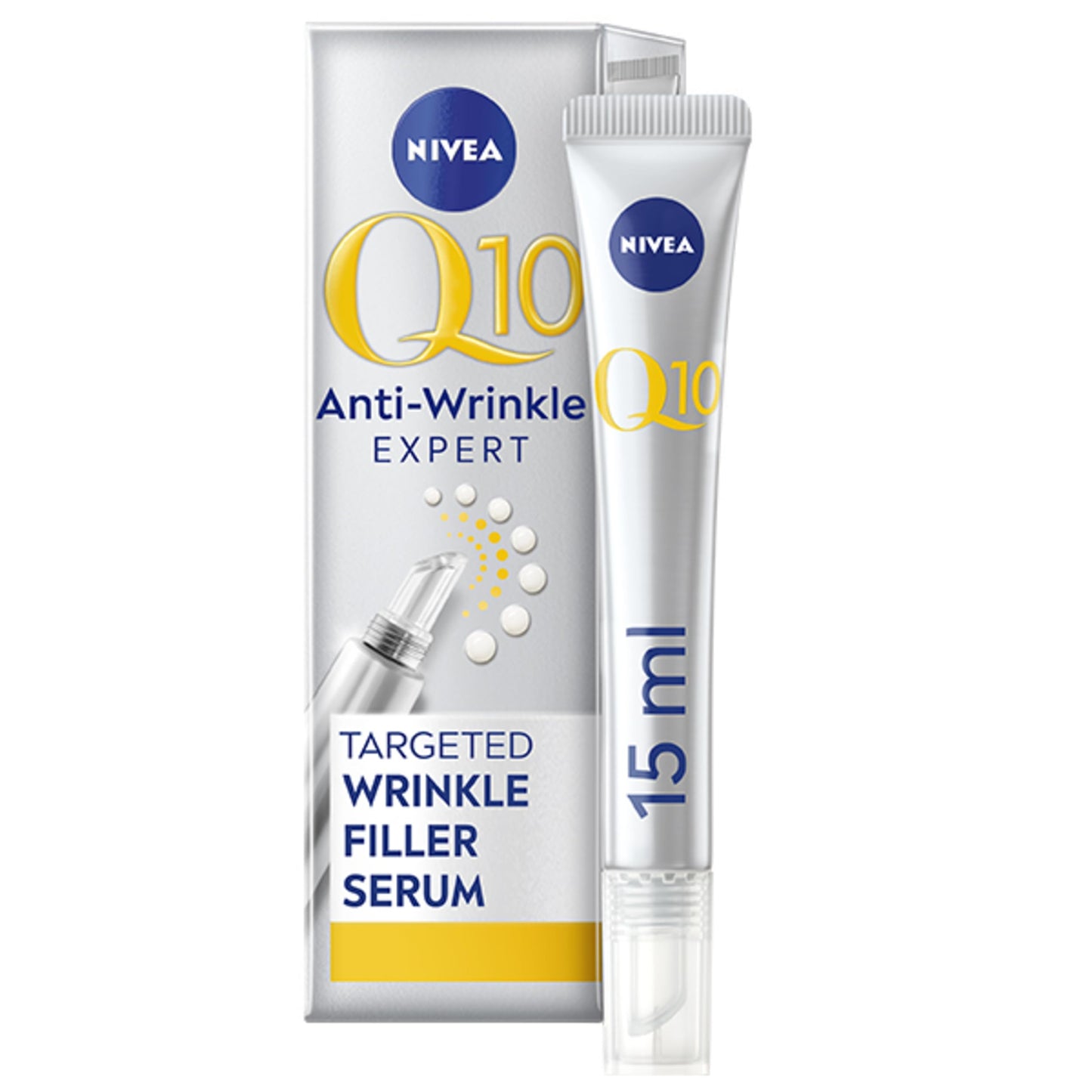 NIVEA Q10 Anti-Wrinkle Power Expert Wrinkle Filler Serum (15ml), Face Serum w...