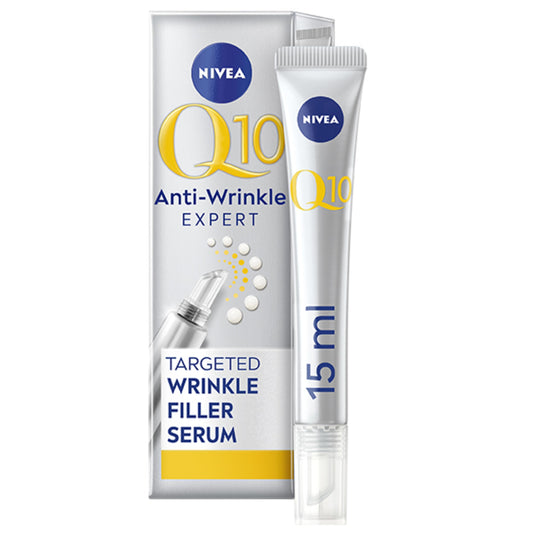 NIVEA Q10 Anti-Wrinkle Power Expert Wrinkle Filler Serum (15ml), Face Serum w...