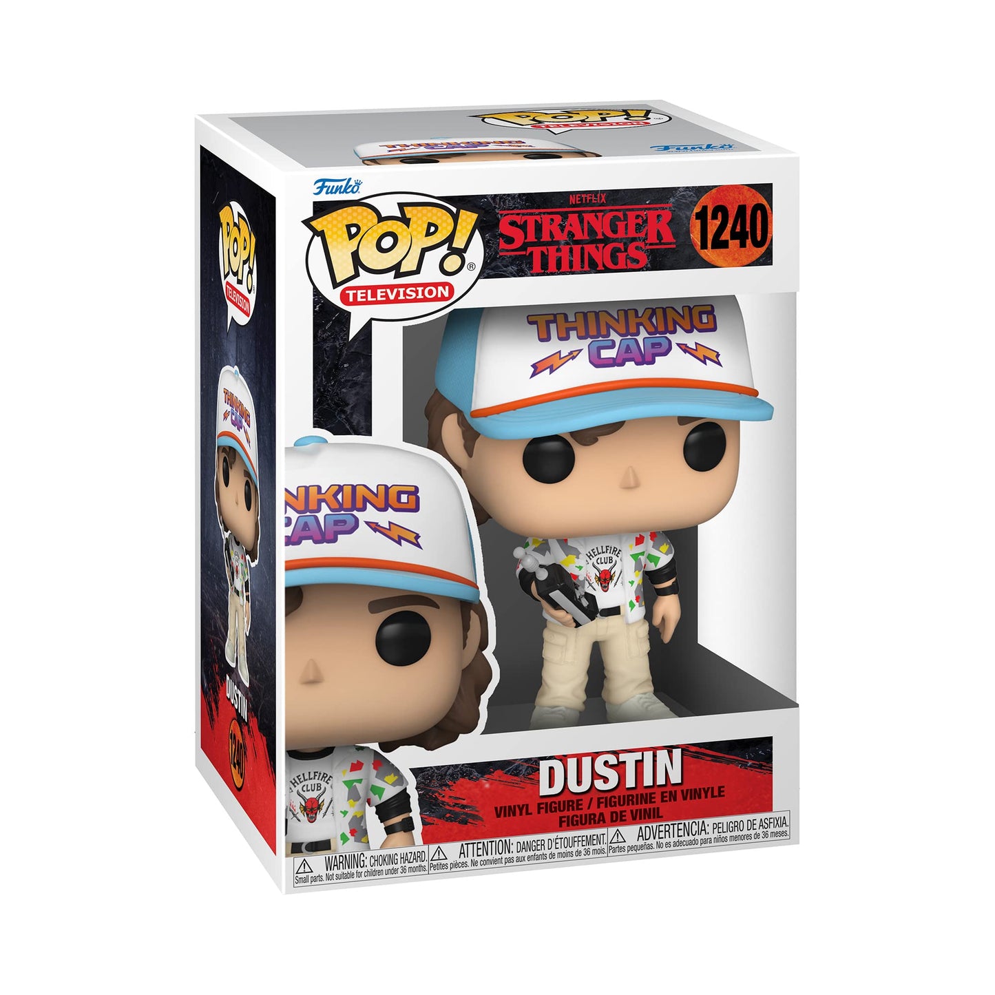 Funko POP! TV: Stranger Things - Dustin Henderson - Collectable Vinyl Figure ...