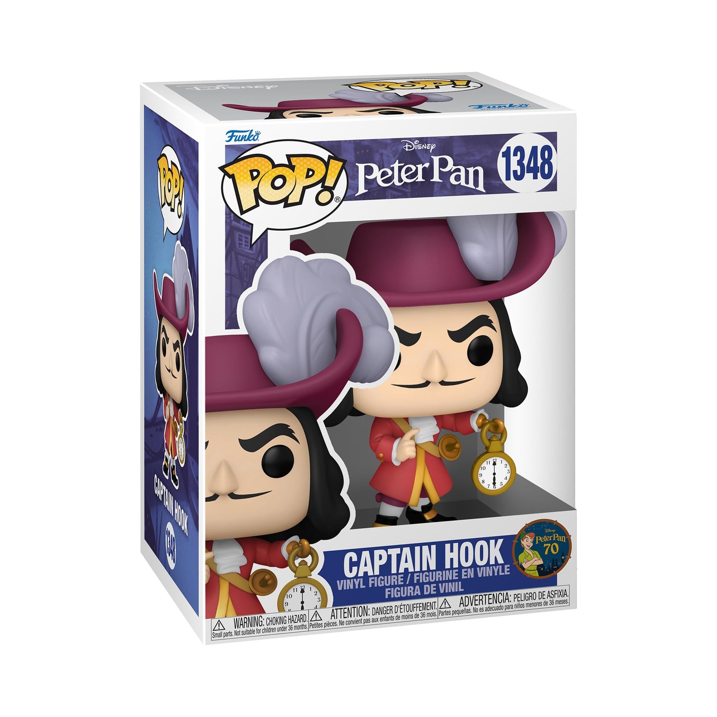 Funko POP! Disney: Peter Pan 70th - Captain Hook - Collectable Vinyl Figure -...