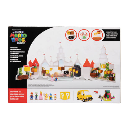 THE SUPER MARIO BROS. MOVIE � Mushroom Kingdom Castle Playset with Mini 1.25�...