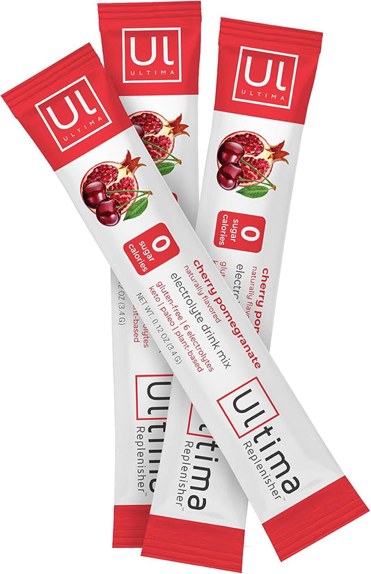 Ultima Health Products - Ultima Replenisher Electrolyte Powder Cherry Pomegranate - 20 Packet(s)