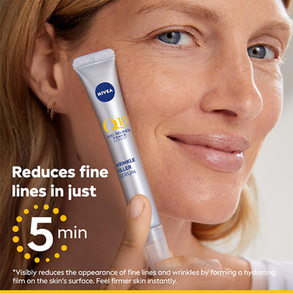 NIVEA Q10 Anti-Wrinkle Power Expert Wrinkle Filler Serum (15ml), Face Serum w...