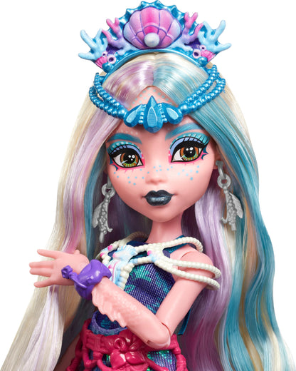 Monster High Lagoona Blue Doll with Glam Monster Fest Outfit and Festival The...